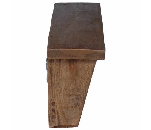 Vezums Brūna 50 X 10 X 14 Cm Cieta Mahagona Koks Vidaxl