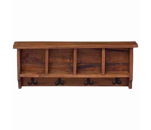 Vezums Brūna 70 X 11 X 27 Cm Cieta Mahagona Koks Vidaxl