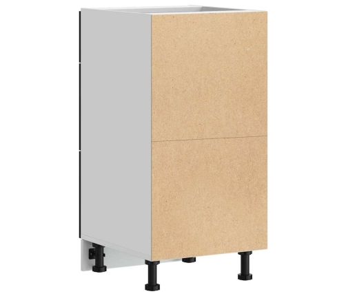 Virtuves Pamatstāvs Riga Melns Ozolkoks 40 X 46 X 81,5 Cm Vidaxl