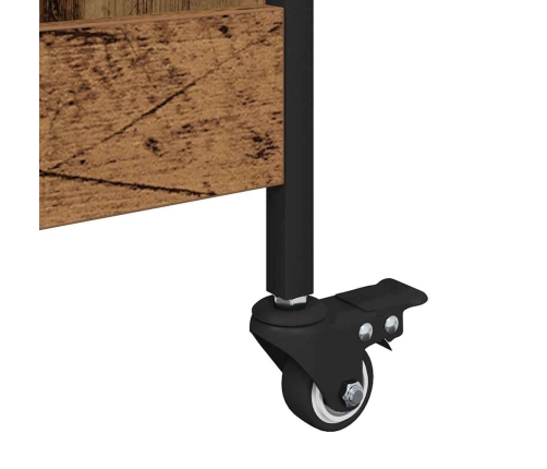 Virtuves Ratiņš Vecs Koks 70 X 30 X 82 Cm Inženierijas Koks Vidaxl