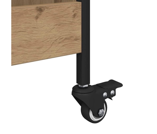 Virtuves Ratiņš Amatnieku Ozola 70 X 30 X 82 Cm Vidaxl