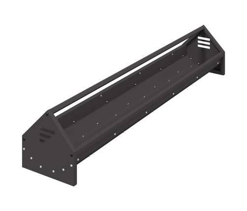 Vistas Barošanas Grozs Melna 108 X 20,5 X 20 Cm Vidaxl