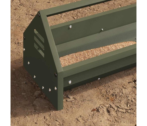 Vistas Barošanas Grozs Olīvu Zaļš 108 X 20,5 X 20 Cm Vidaxl