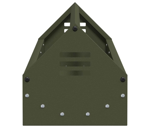 Vistas Barošanas Grozs Olīvu Zaļš 108 X 20,5 X 20 Cm Vidaxl