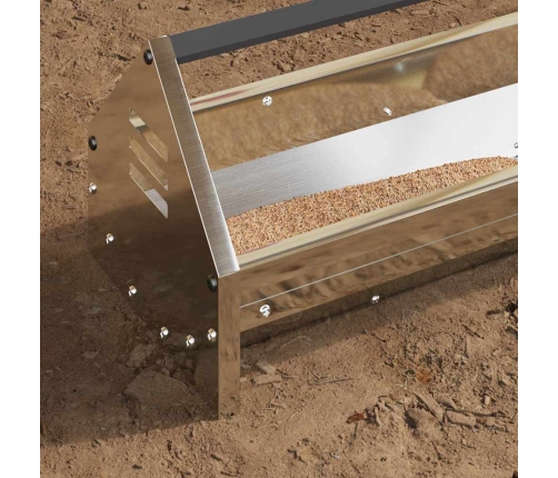 Vistas Barošanas Grozs Sudraba 108 X 20,5 X 20 Cm Vidaxl