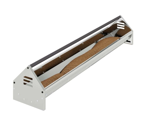 Vistas Barošanas Grozs Sudraba 108 X 20,5 X 20 Cm Vidaxl