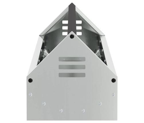 Vistas Barošanas Grozs Sudraba 108 X 20,5 X 20 Cm Vidaxl