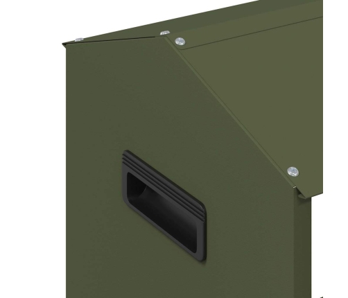 Vistas Barošanas Grozs Olīvu Zaļš 81 X 32 X 53,5 Cm Vidaxl