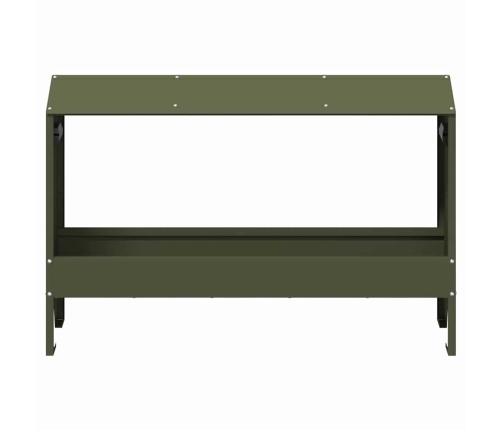 Vistas Barošanas Grozs Olīvu Zaļš 81 X 32 X 53,5 Cm Vidaxl