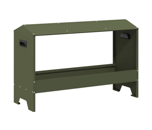 Vistas Barošanas Grozs Olīvu Zaļš 81 X 32 X 53,5 Cm Vidaxl