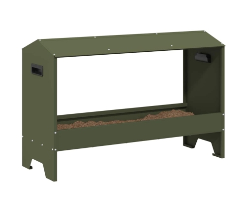 Vistas Barošanas Grozs Olīvu Zaļš 81 X 32 X 53,5 Cm Vidaxl