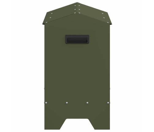 Vistas Barošanas Grozs Olīvu Zaļš 81 X 32 X 53,5 Cm Vidaxl