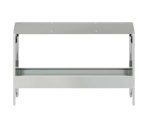 Vistas Barošanas Grozs Sudraba 81 X 32 X 53,5 Cm Vidaxl