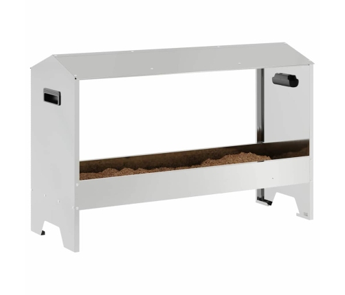 Vistas Barošanas Grozs Sudraba 81 X 32 X 53,5 Cm Vidaxl