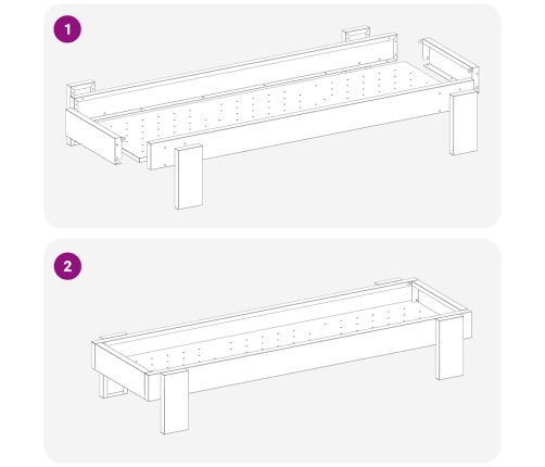 Vistas Barošanas Grozs Melna 80 X 28 X 13.5 Cm Vidaxl