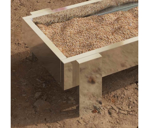 Vistas Barošanas Grozs Sudraba 80 X 28 X 13.5 Cm Vidaxl