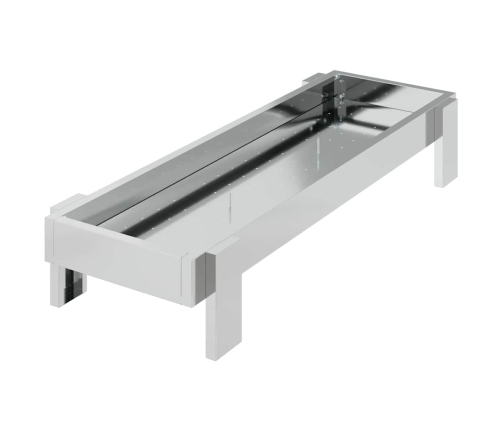 Vistas Barošanas Grozs Sudraba 80 X 28 X 13.5 Cm Vidaxl