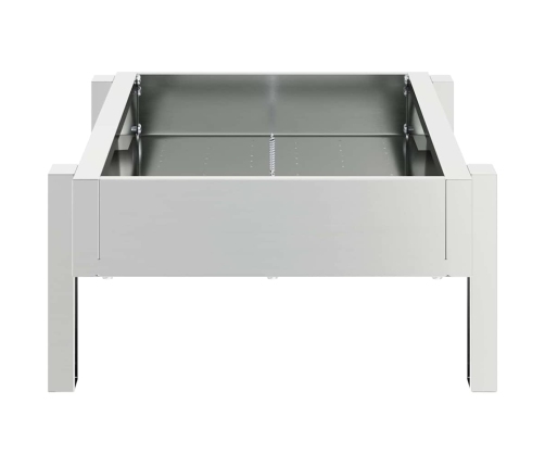 Vistas Barošanas Grozs Sudraba 80 X 28 X 13.5 Cm Vidaxl