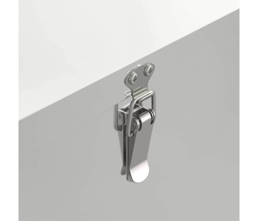 Vistas Barotava Sudraba 60.5 X 29 X 51 Cm Cinkots Tērauds Vidaxl