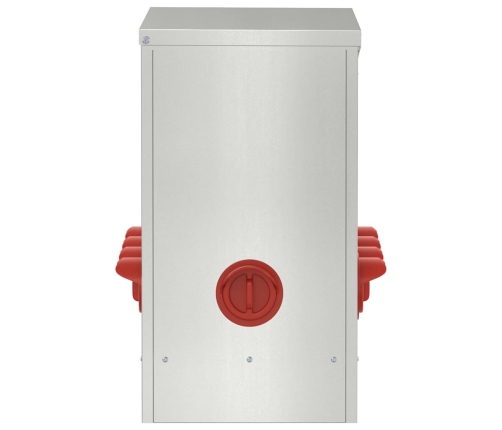 Vistas Barotava Sudraba 60.5 X 29 X 51 Cm Cinkots Tērauds Vidaxl