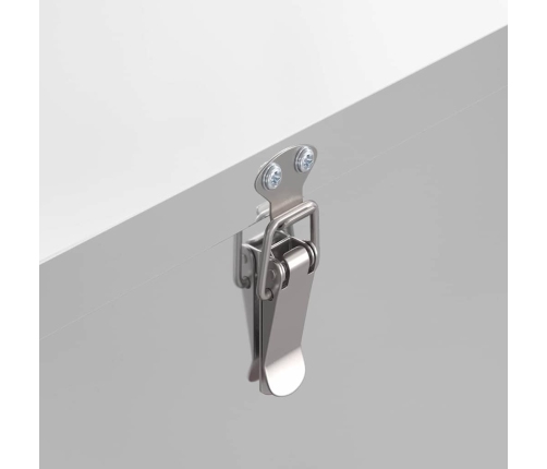 Vistas Barotava Sudraba 60.5 X 29 X 51 Cm Cinkots Tērauds Vidaxl