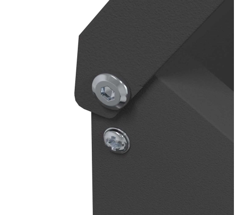 Vistas Barotava Melna 21 X 16 X 33 Cm Auksti Velmēts Tērauds Vidaxl