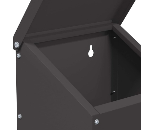 Vistas Barotava Melna 21 X 16 X 33 Cm Auksti Velmēts Tērauds Vidaxl