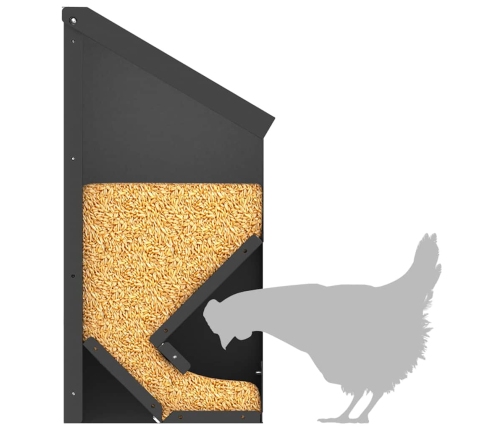 Vistas Barotava Melna 21 X 16 X 33 Cm Auksti Velmēts Tērauds Vidaxl