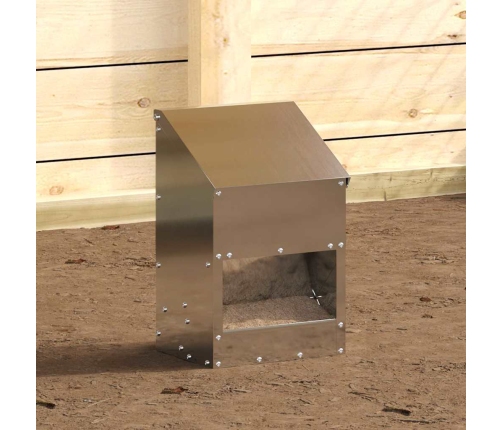 Vistas Barotava Sudraba 21 X 16 X 33 Cm Cinkots Tērauds Vidaxl