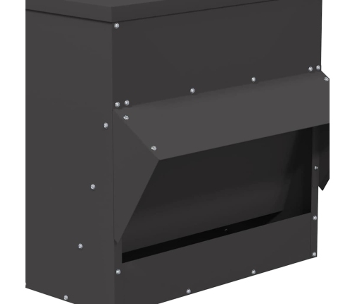 Vistas Barotava Melna 40,5 X 45 X 41 Cm Auksti Velmēts Tērauds Vidaxl