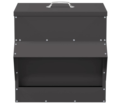 Vistas Barotava Melna 40,5 X 45 X 41 Cm Auksti Velmēts Tērauds Vidaxl