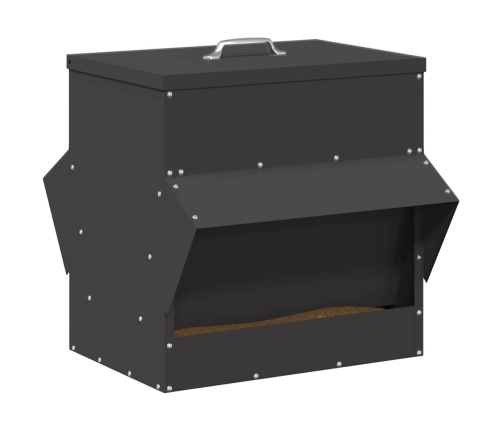 Vistas Barotava Melna 40,5 X 45 X 41 Cm Auksti Velmēts Tērauds Vidaxl