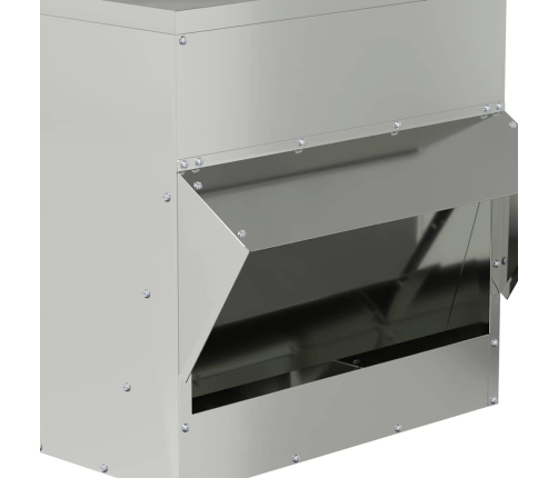 Vistas Barotava Sudraba 40,5 X 45 X 41 Cm Cinkots Tērauds Vidaxl