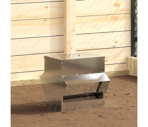 Vistas Barotava Sudraba 40,5 X 45 X 41 Cm Cinkots Tērauds Vidaxl