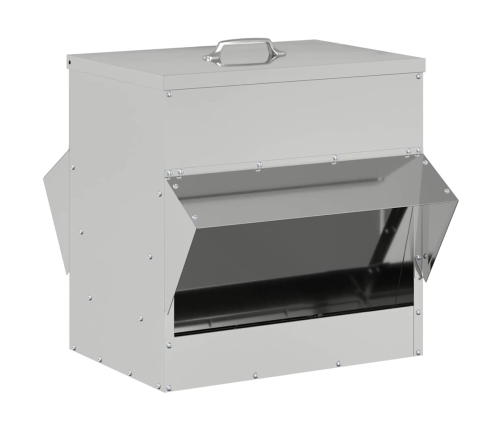 Vistas Barotava Sudraba 40,5 X 45 X 41 Cm Cinkots Tērauds Vidaxl