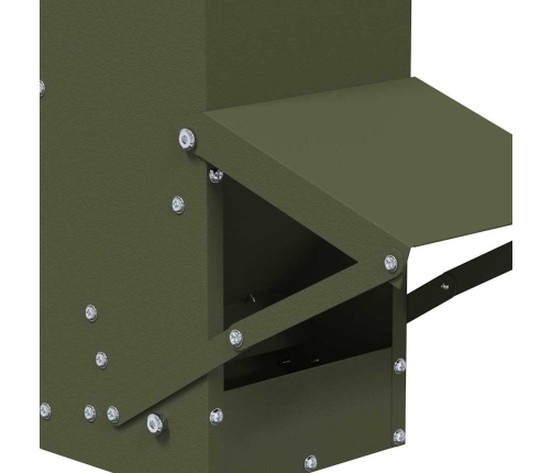 Vistas Barotava Olīvu Zaļš 13 X 12 X 51 Cm Vidaxl