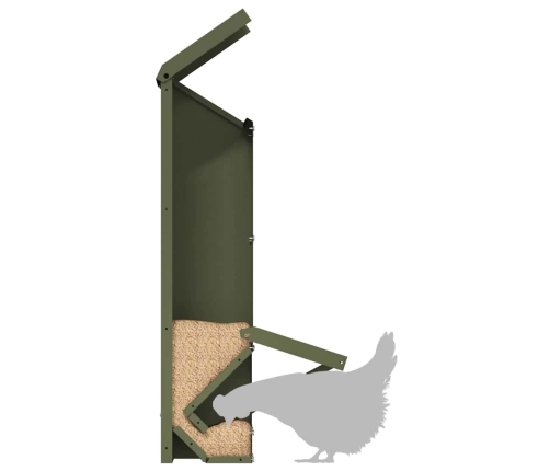 Vistas Barotava Olīvu Zaļš 13 X 12 X 51 Cm Vidaxl