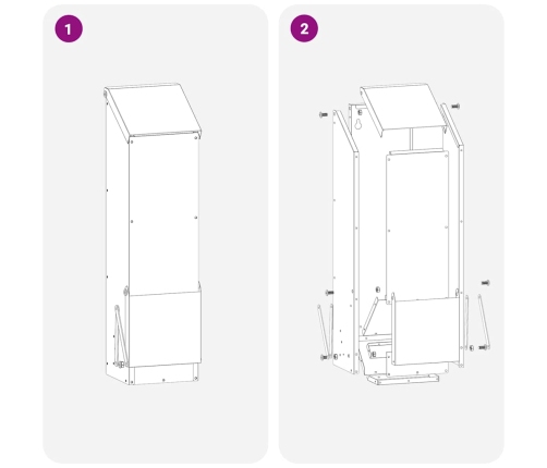 Vistas Barotava Sudraba 13 X 12 X 51 Cm Cinkots Tērauds Vidaxl