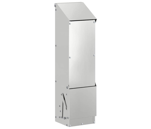 Vistas Barotava Sudraba 13 X 12 X 51 Cm Cinkots Tērauds Vidaxl