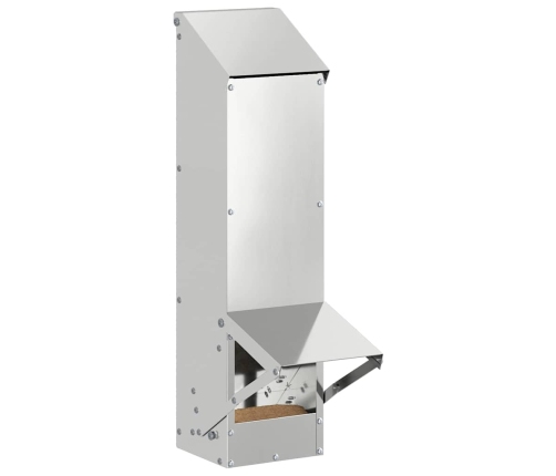 Vistas Barotava Sudraba 13 X 12 X 51 Cm Cinkots Tērauds Vidaxl