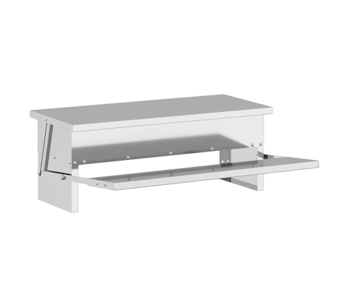 Vistas Svara Barotājs Sudraba 48,5 X 39,5 X 19 Cm Vidaxl