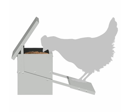 Vistas Svara Barotājs Sudraba 48,5 X 39,5 X 19 Cm Vidaxl