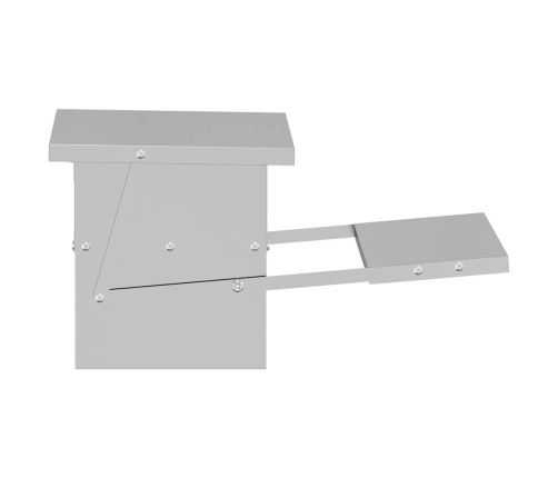 Vistas Svara Barotājs Sudraba 48,5 X 39,5 X 19 Cm Vidaxl