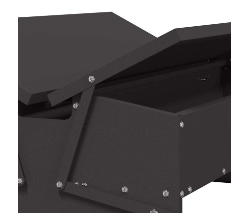 Vistas Svara Barotājs Melna 75 X 53 X 20,5 Cm Vidaxl