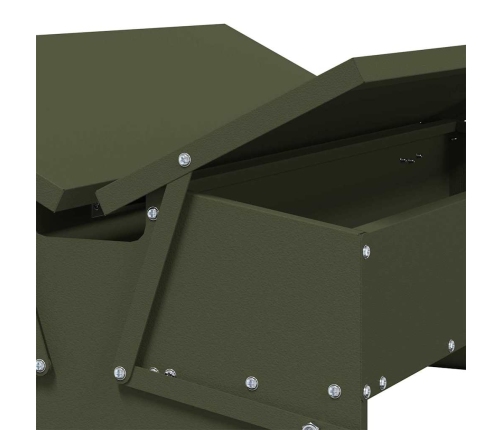 Vistas Svara Barotājs Olīvu Zaļš 75 X 53 X 20,5 Cm Vidaxl