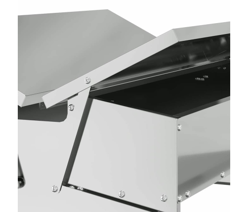 Vistas Svara Barotājs Sudraba 75 X 53 X 20,5 Cm Cinkots Tērauds Vidaxl