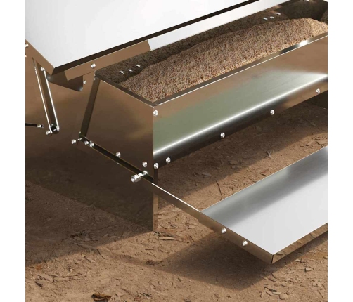 Vistas Svara Barotājs Sudraba 75 X 53 X 20,5 Cm Cinkots Tērauds Vidaxl