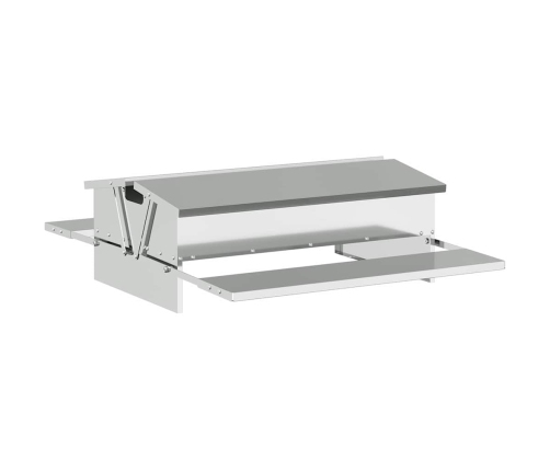 Vistas Svara Barotājs Sudraba 75 X 53 X 20,5 Cm Cinkots Tērauds Vidaxl