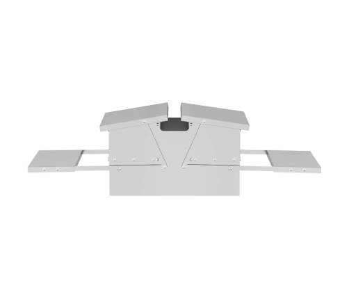 Vistas Svara Barotājs Sudraba 75 X 53 X 20,5 Cm Cinkots Tērauds Vidaxl