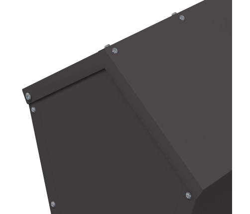 Vistas Barotava Melna 40 X 40 X 45 Cm Auksti Velmēts Tērauds Vidaxl